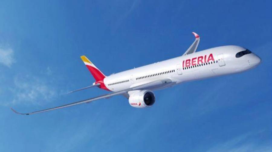 El A350-900 es el 'buque insignia' de la compañía aérea. FOTO: Iberia