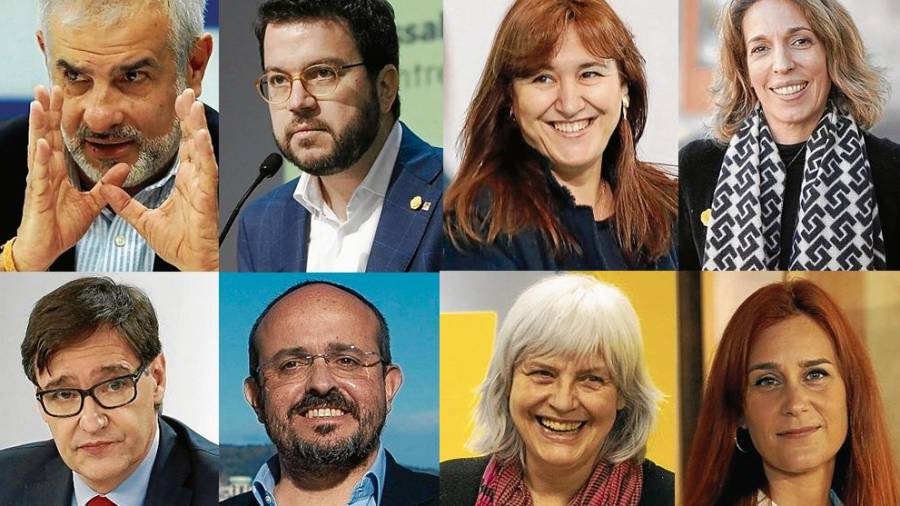 Imagen de los candidatos a las elecciones catalanas. DT