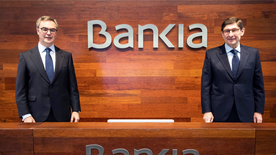 José Sevilla, consejero delegado de Bankia, junto con José Ignacio Goirigolzarri, presidente de Bankia