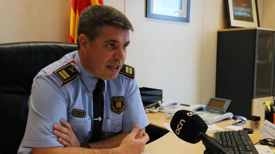 David Boneta, comisario de los Mossos en Tarragona, quiere garantizar la seguridad de los vecinos Foto: ACN