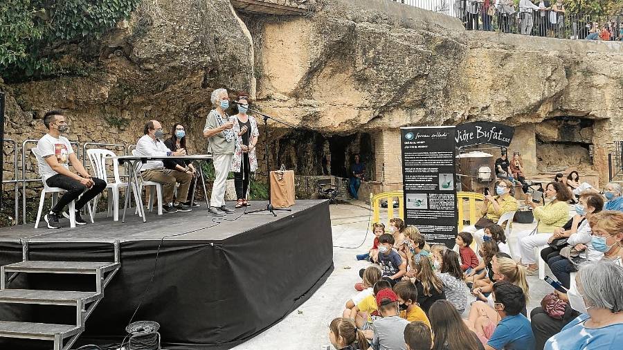 L’escriptora i il·lustradora Roser Capdevila ha estat la Vidriera d’Honor d’aquesta edició. FOTO: J.G.