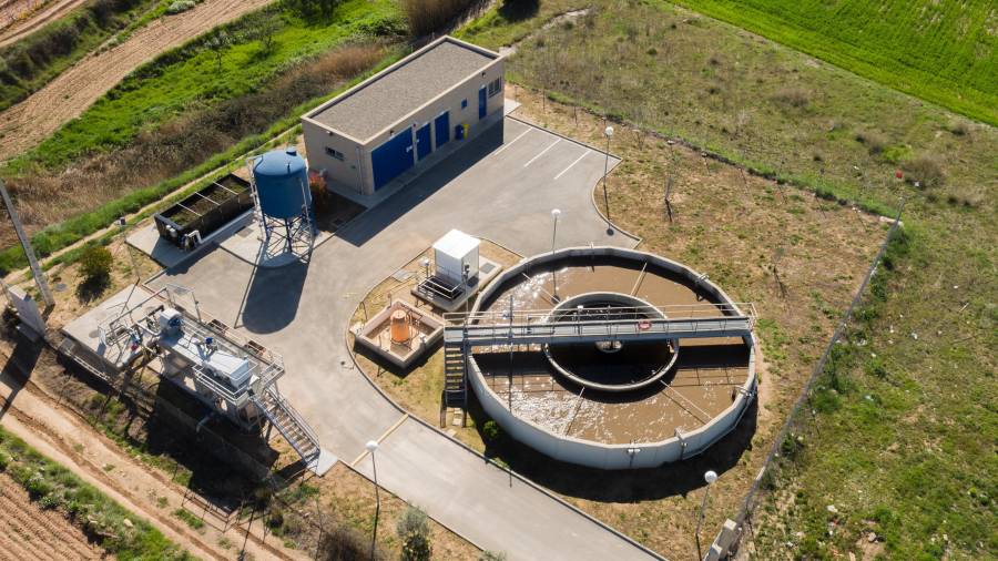 L’estació depuradora d’aigües residuals de Solivella és una de les instal·lacions beneficiades. FOTO: CEDIDA