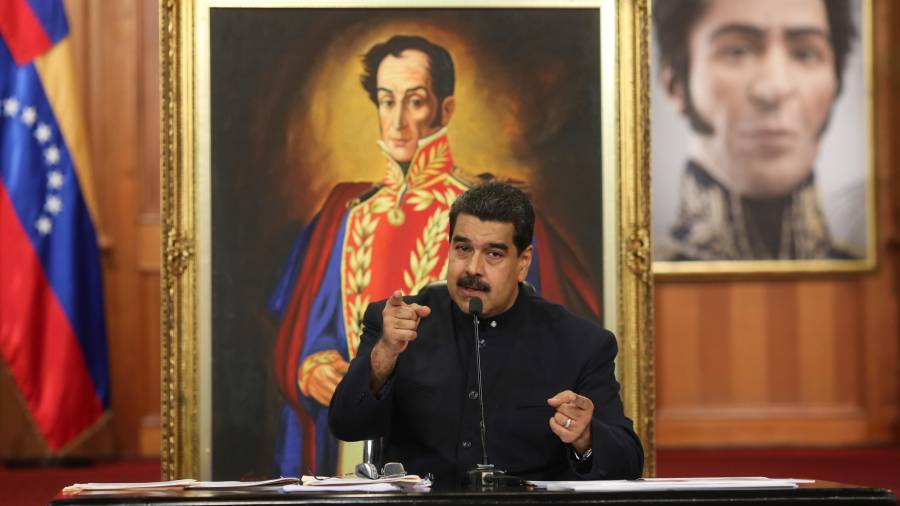Fotografía cedida por la Oficina de Prensa de Miraflores, del presidente de Venezuela, Nicolás Maduro. FOTO: EFE