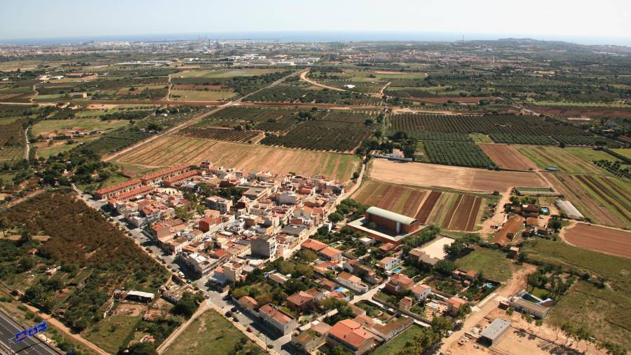 Vista aérea de La Plana, que en un futuro tendrá un vial de conexión directa a Vila-seca. FOTO: Cedida