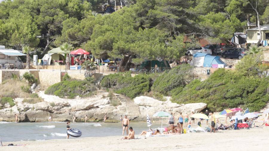 Los ladrones habían robado un bolso a unos bañistas en la playa de La Móra. FOTO: lluís milián/DT