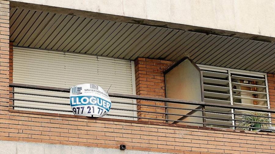 Imagen de archivo de un piso en alquiler en la ciudad de Tarragona. foto: luis milián