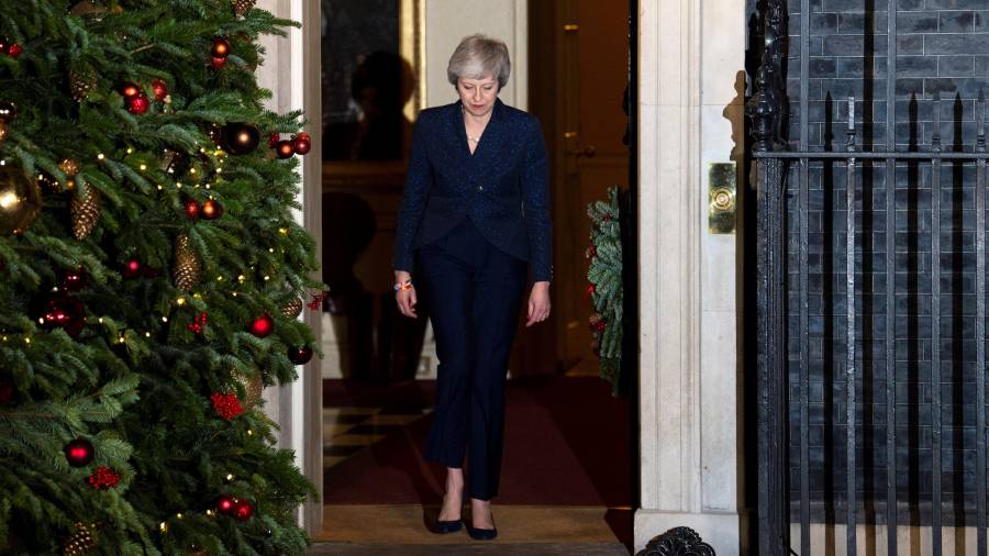 La primera ministra británica, Theresa May. FOTO: EFE