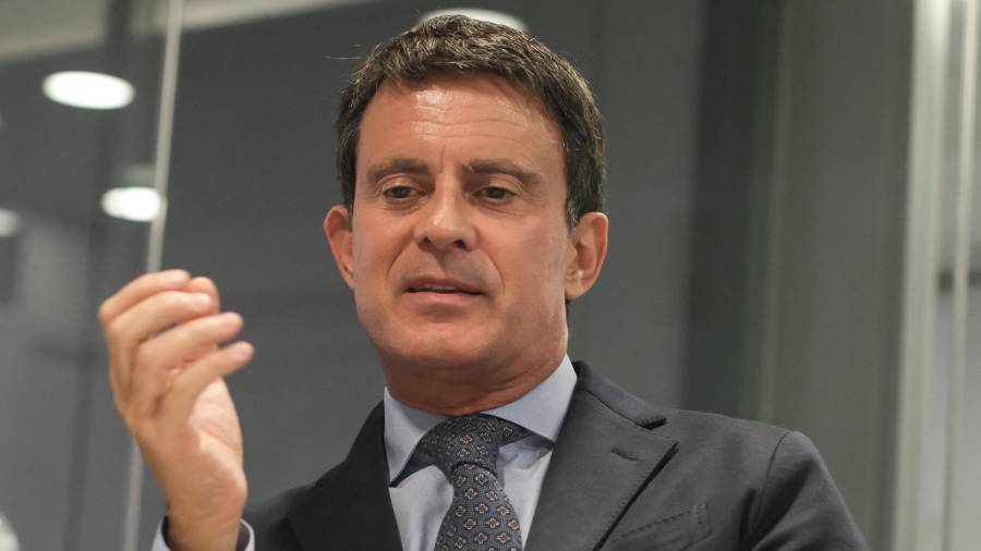 Manuel Valls, el dijous a les dependències del ‘Diari’. Fabián Acidres