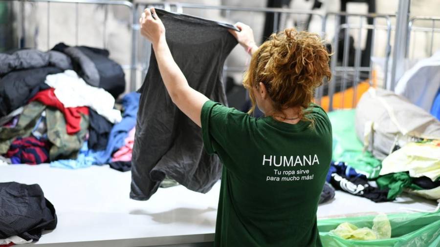 Humana recicla más de 6.000kg de ropa en La Bisbal del Penedès. FOTO: Aj. La Bisbal del Penedès