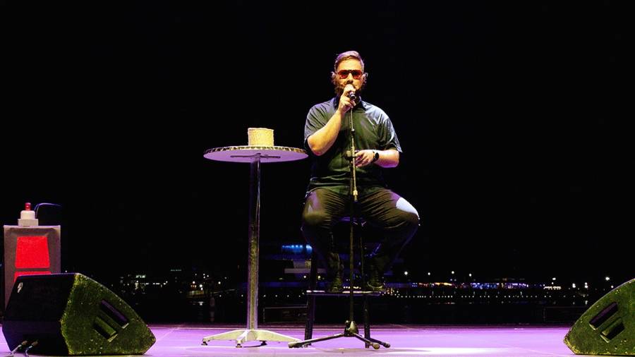 Carlos Latre, durante el espectáculo 'One Man Show'. Foto: www.carloslatre.com