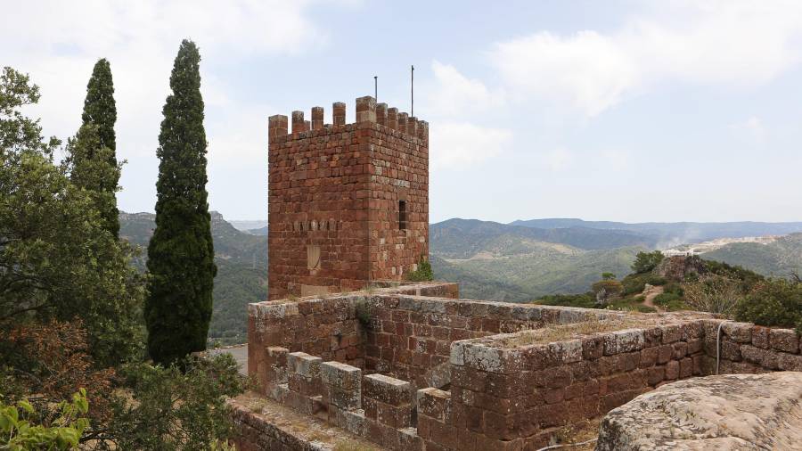 El castell d'Escornalbou i el seu entorn configuren un indret privilegiat. Foto: Alba Mariné