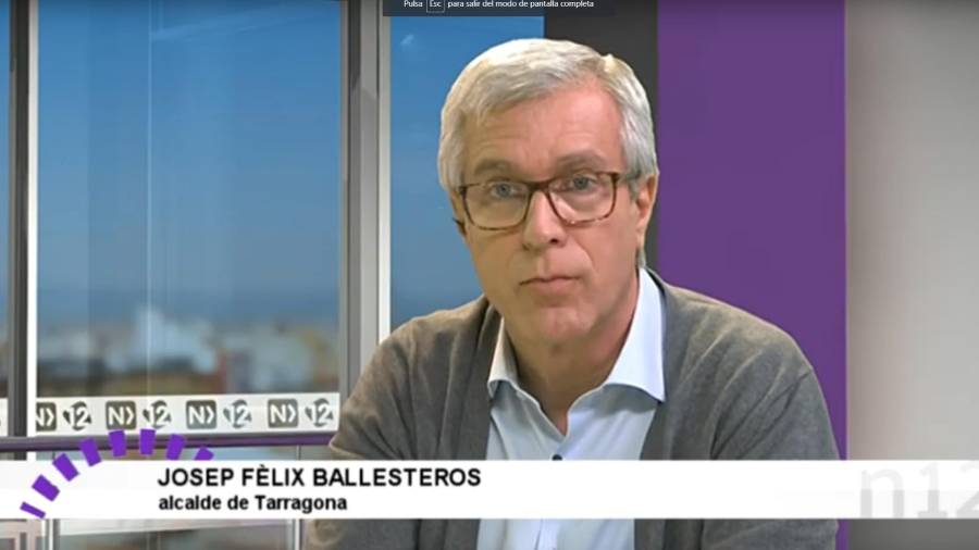 El alcalde de Tarragona, Josep Fèlix Ballesteros.