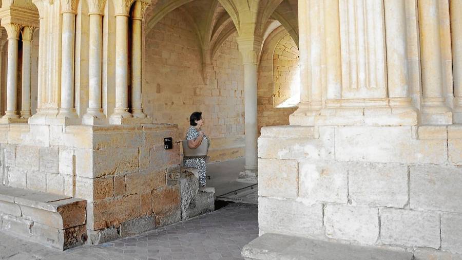 El Reial Monestir de Santes Creus és un dels racons preferits de la Joana Virgili per la magia que desprén aquest espai. FOTO: cedida