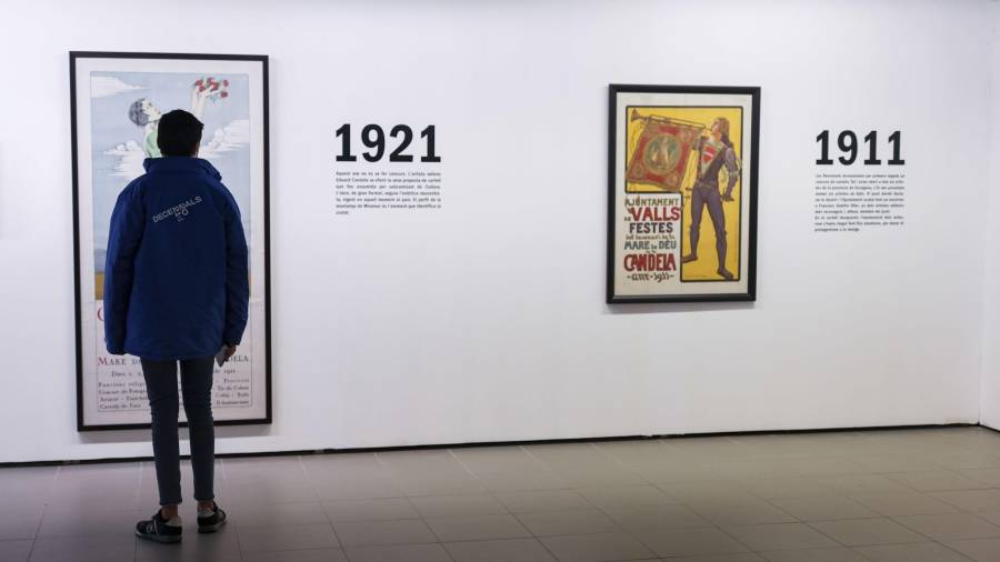 Darrera setmana per veure, al Museu de Valls, l'exposició 'Els cartells de les Decennals'. Foto: Àngel Ullate