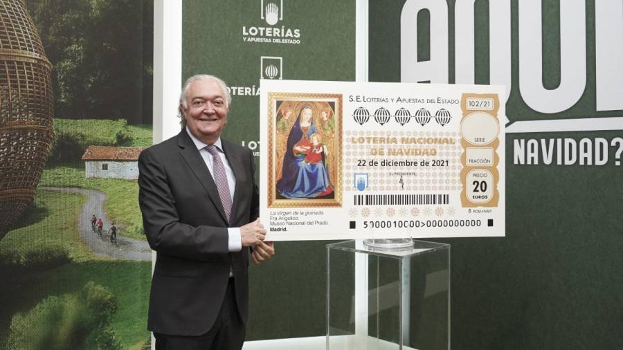 El presidente de Loterías y Apuestas del Estado, Jesús Huerta Almendro. Foto: Cedida