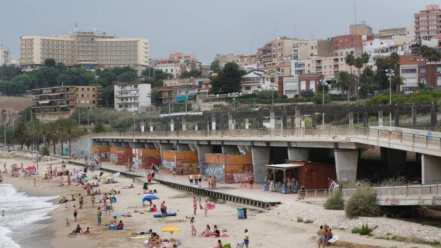 La playa del Miracle, en Tarragona. FOTO: DT