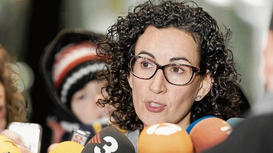 Marta Rovira es una de las señaladas de impulsar la hoja de ruta secesionista en la agenda. FOTO: efe