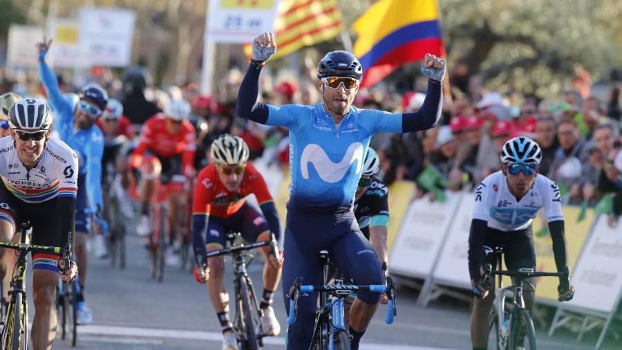 Alejandro Valverde se hizo con la victoria en la etapa con final en Valls del año pasado y también con el triunfo de la general. FOTO: Pere Ferré