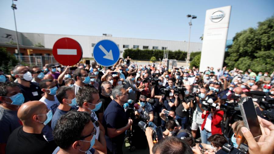 Nissan cierra la planta de Barcelona que cuenta con 3.000 trabajadores. Foto: EFE