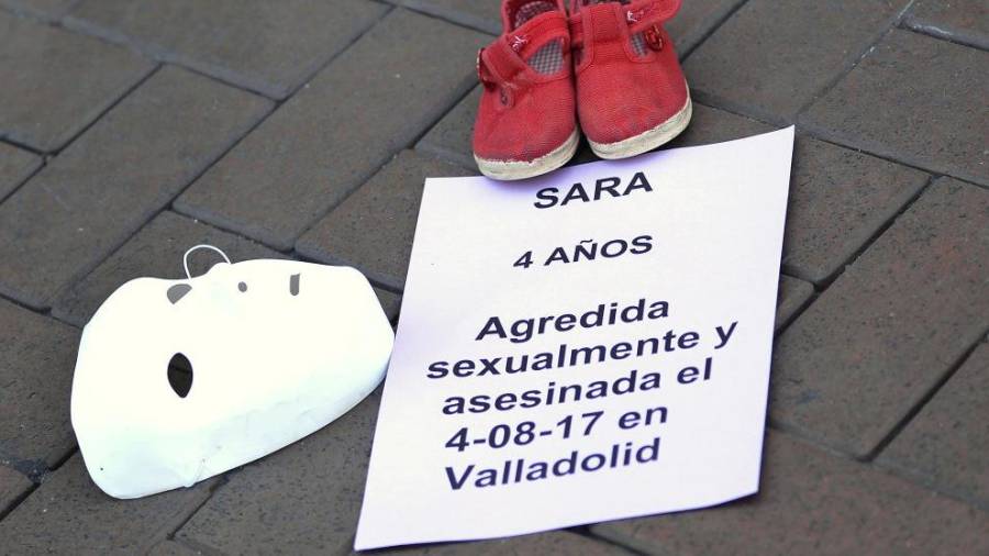 Concentración celebrada en Valladolid por la niña Sara de 4 años | EFE