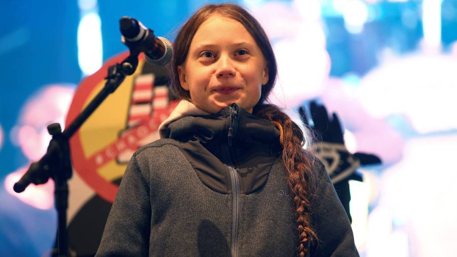 La joven activista Greta Thunberg, el pasado mes de diciembre en Madrid. FOTO: EFE