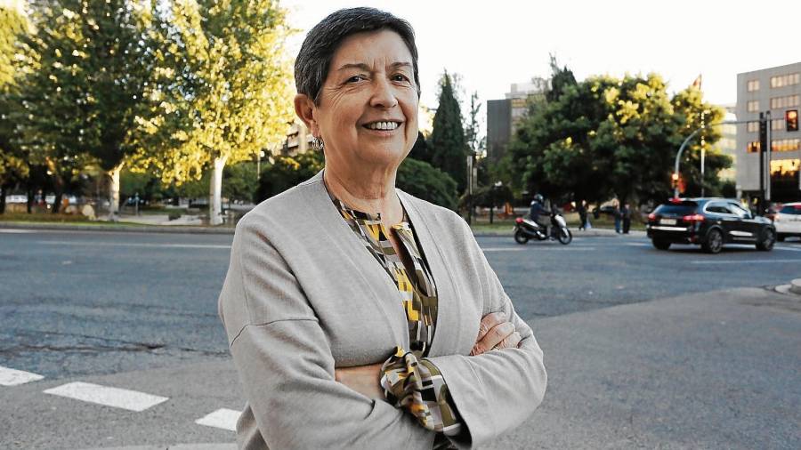 La delegada del Gobierno en Catalunya, Teresa Cunillera, el pasado viernes, en la Plaça Imperial Tarraco de Tarragona. FOTO: Pere Ferré