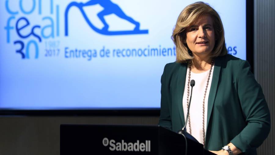 Fátima Báñez, ministra de Empleo y Seguridad Social del Gobierno de España