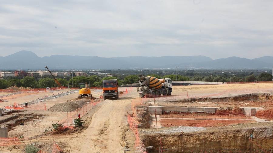 La ampliación de la oferta de ocio de PortAventura con el nuevo parque temático de Ferrari Land empezó en 2015. Foto: Alba Mariné