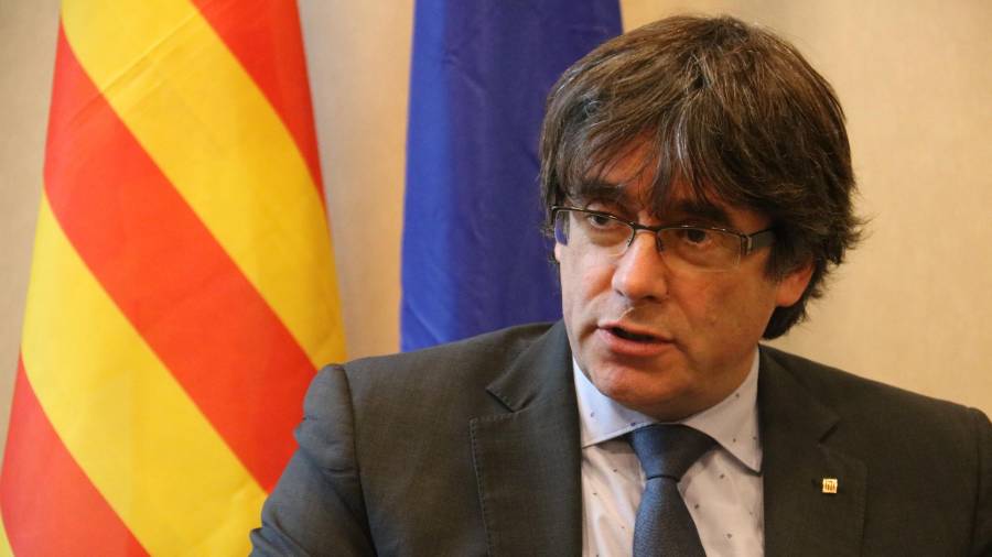 El president Carles Puigdemont ha concedit una entrevista a l'ACN.