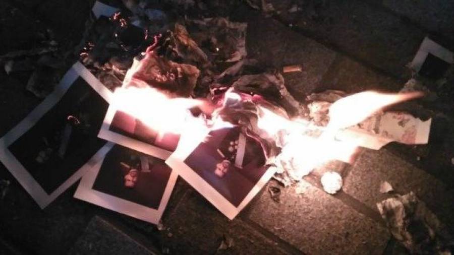 Los movimientos independentistas queman fotos del Rey de España desde hace años