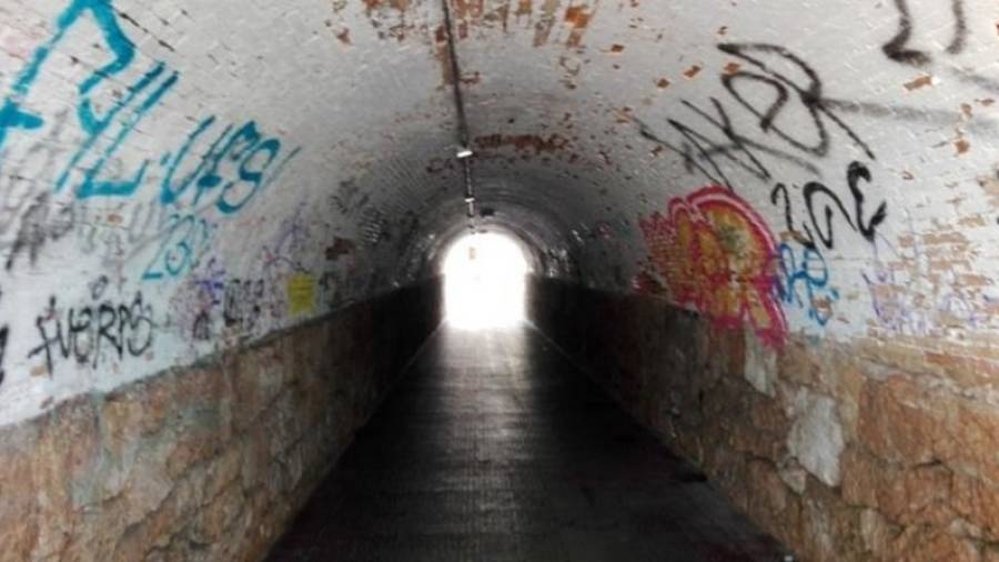 El túnel sufre constantes actos vandálicos que generan inseguridad entre los usuarios y los vecinos. Foto: DT