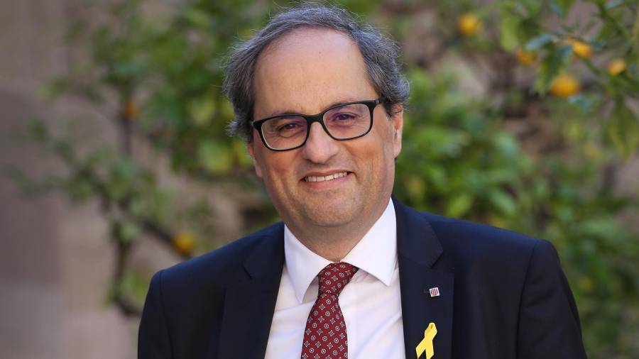 El president de la Generalitat de Catalunya, Quim Torra.FOTO: RUBÉN MORENO