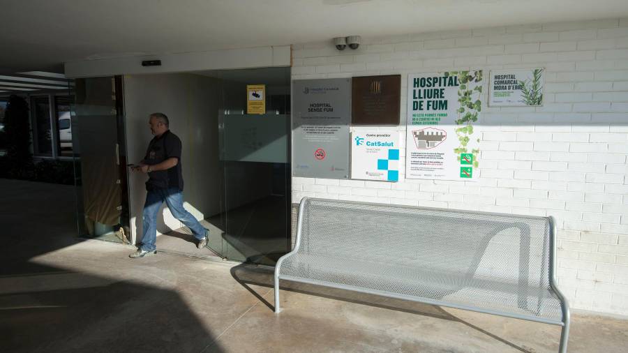 Entrada de l'hospital. Foto: J. Revillas