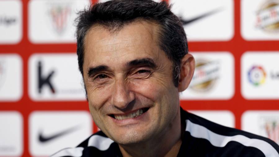 Valverde es el nuevo entrenador del Barça. Foto: EFE