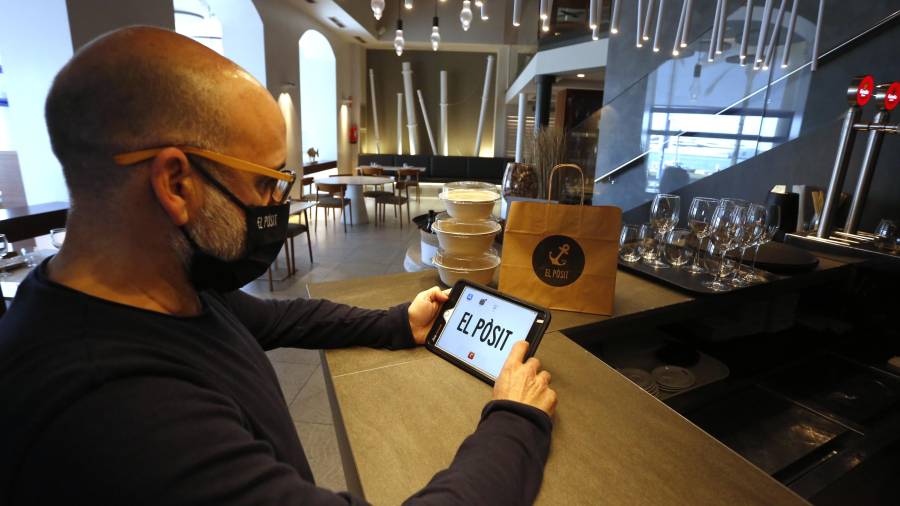 Àngel Pérez, propietario de los restaurantes El Pòsit de Tarragona y de Cambrils, destaca la digitalización en el sector. FOTO: P.F.