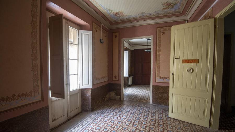 Detall de l’interior de l’alberg de Prat de Comte. FOTO: JOAN REVILLAS