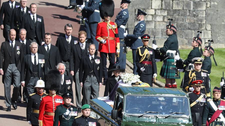 Imágenes del funeral del duque de Edimburgo. EFE