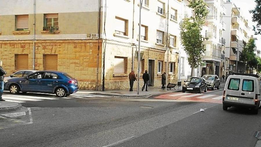 Los hechos ocurrieron en la carretera de Valls de El Vendrell. FOTO: JMB
