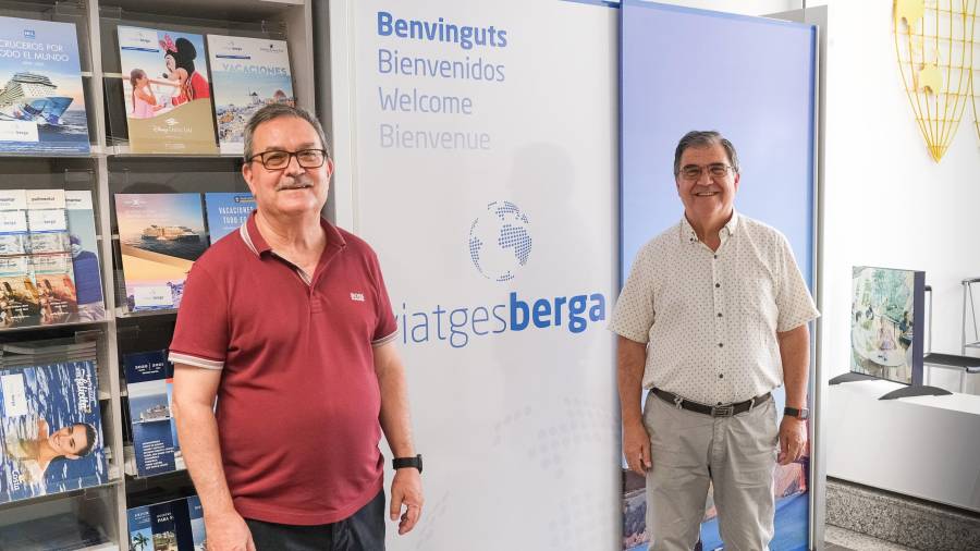 Eduard i Miquel Berga a les oficines de l’empresa, a Tarragona.