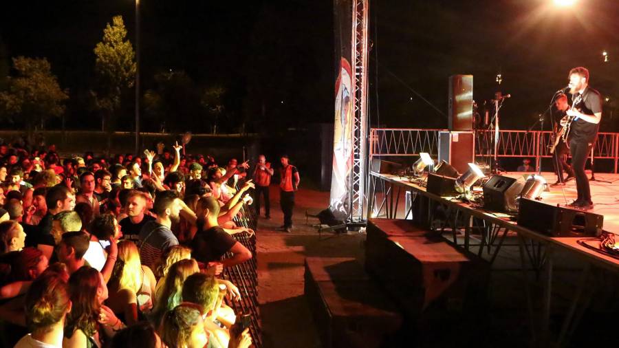 Un moment d'un dels concerts, la nit de Sant Joan. Foto: Alba Mariné