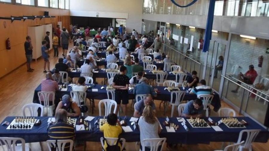 Imatge de l'edició anterior de l'Open d'Escacs. FOTO: Aj. Torredembarra