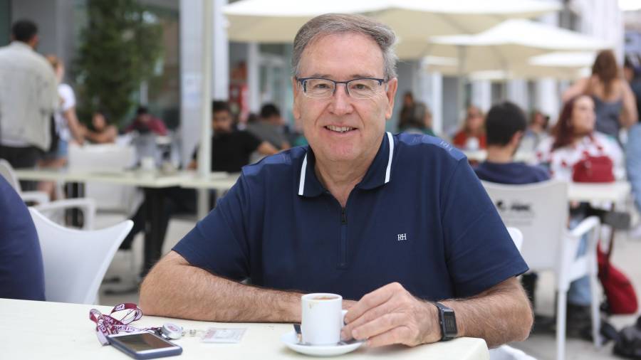 Antoni Carreras en el Campus Catalunya de la Universitat Rovira i Virgili. FOTO: ALBA MARINÉ