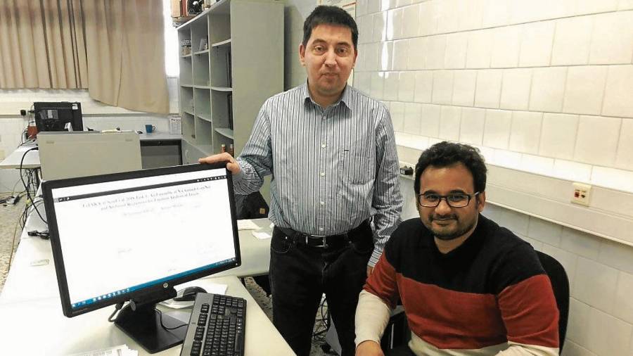 Los investigadores de la URV Antonio Moreno y Mohammed Jabre han creado el sistema EiTAKA. FOTO: URV