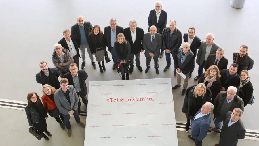Jordi Just se presenta para liderar la Cambra de Comerç de Reus junto con 60 empresarios de todo el territorio
