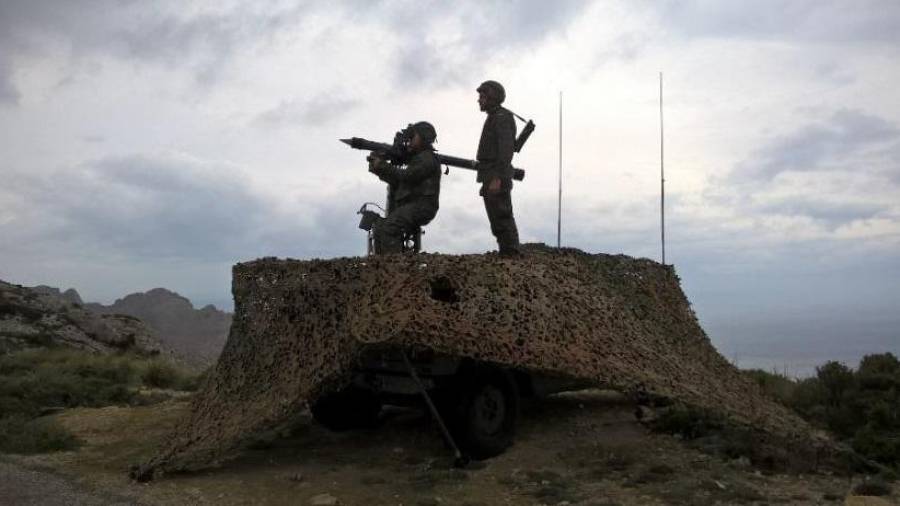 En la operación participará el puesto de tiro Mistral. FOTO: Ministerio de Defensa