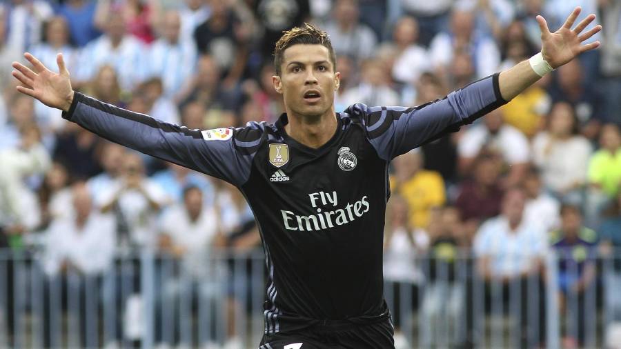 Cristiano celebra un tanto con el Real Madrid en este final de liga. Foto: EFE