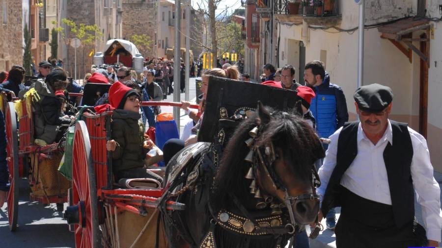 Un moment de Els Tres Tombs de la Selva del Camp. FOTO: À. J.