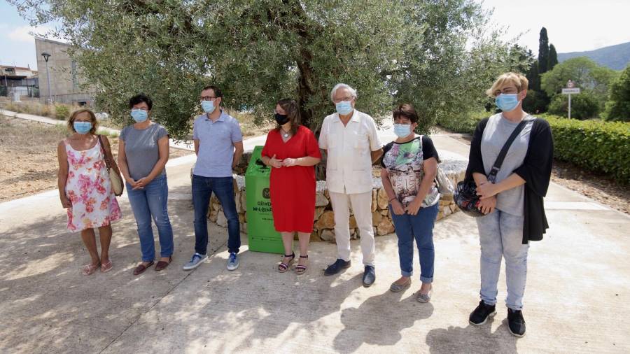 Visita dels diputats del Territori Sénia responsables de les oliveres mil·lenàries