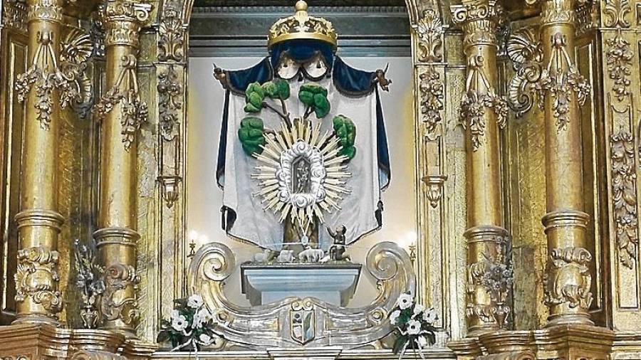 Retablo del santuario de Nuestra Señora de la Pineda. FOTO: Arquebisbat de Tarragona