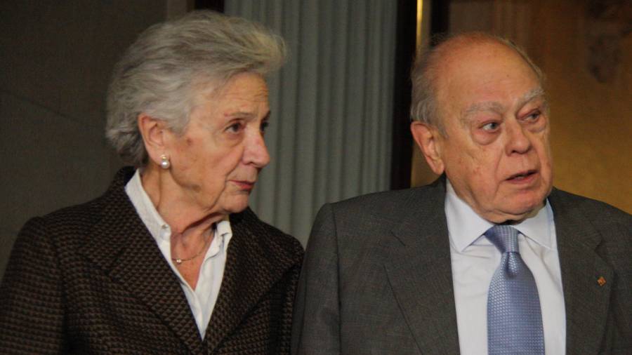 Jordi Pujol y Marta Ferrusola, en una imagen de archivo. FOTO: ACN